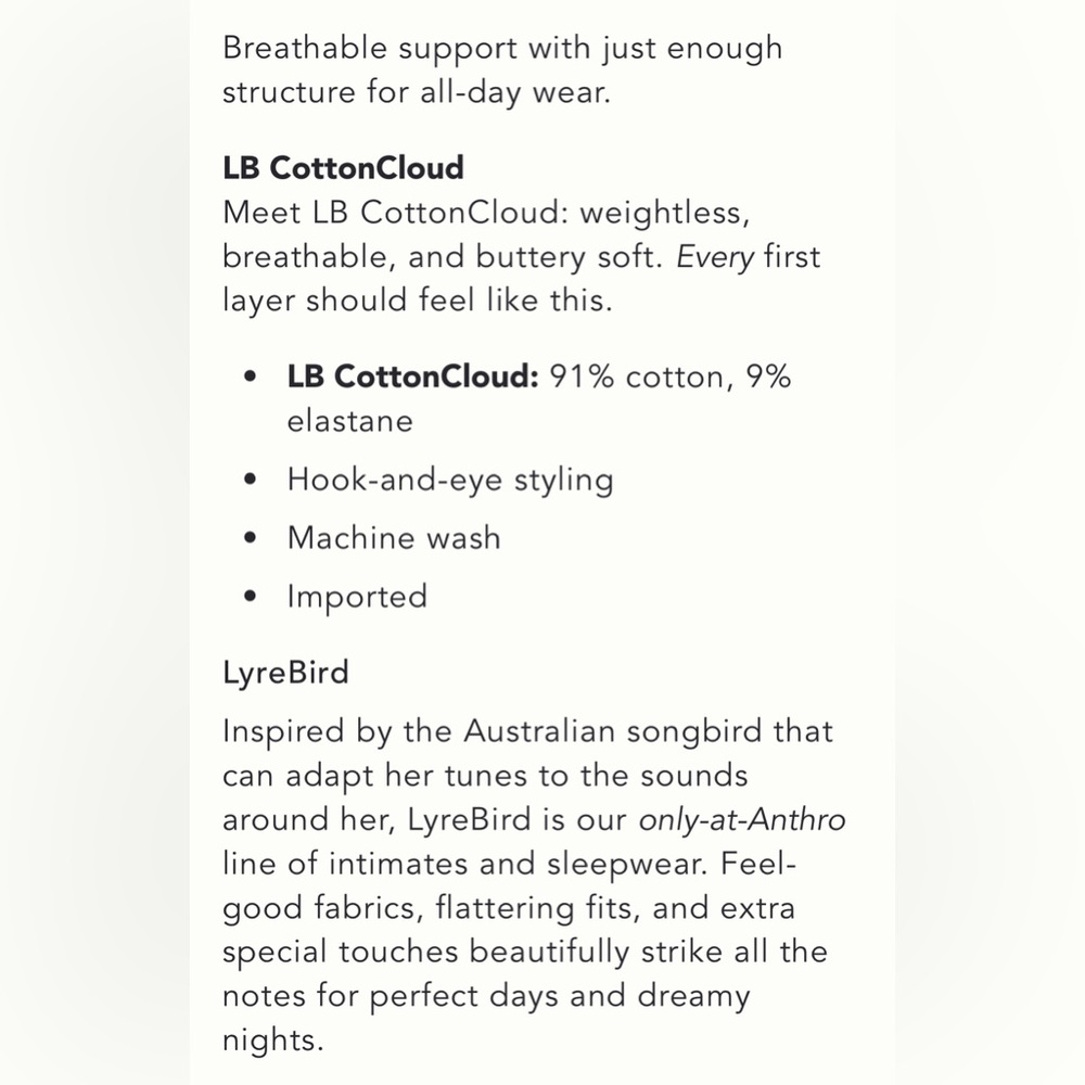 The Lyrebird Cottoncloud Structured Mesh Bralette… - image 6